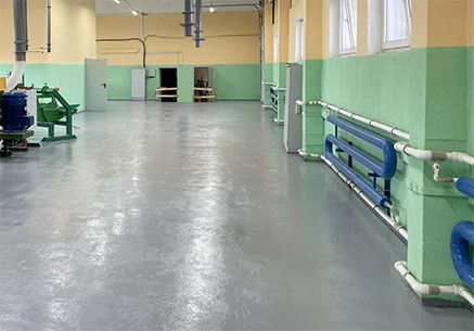 Промышленный наливной пол Краскофф